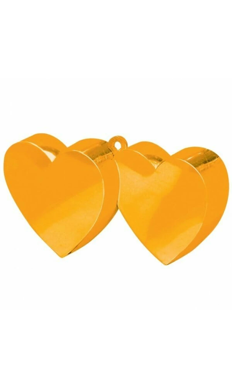 Orange Double Heart Weight 170g - 10cm