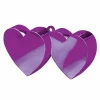Purple Double Heart Weight 170g - 10cm