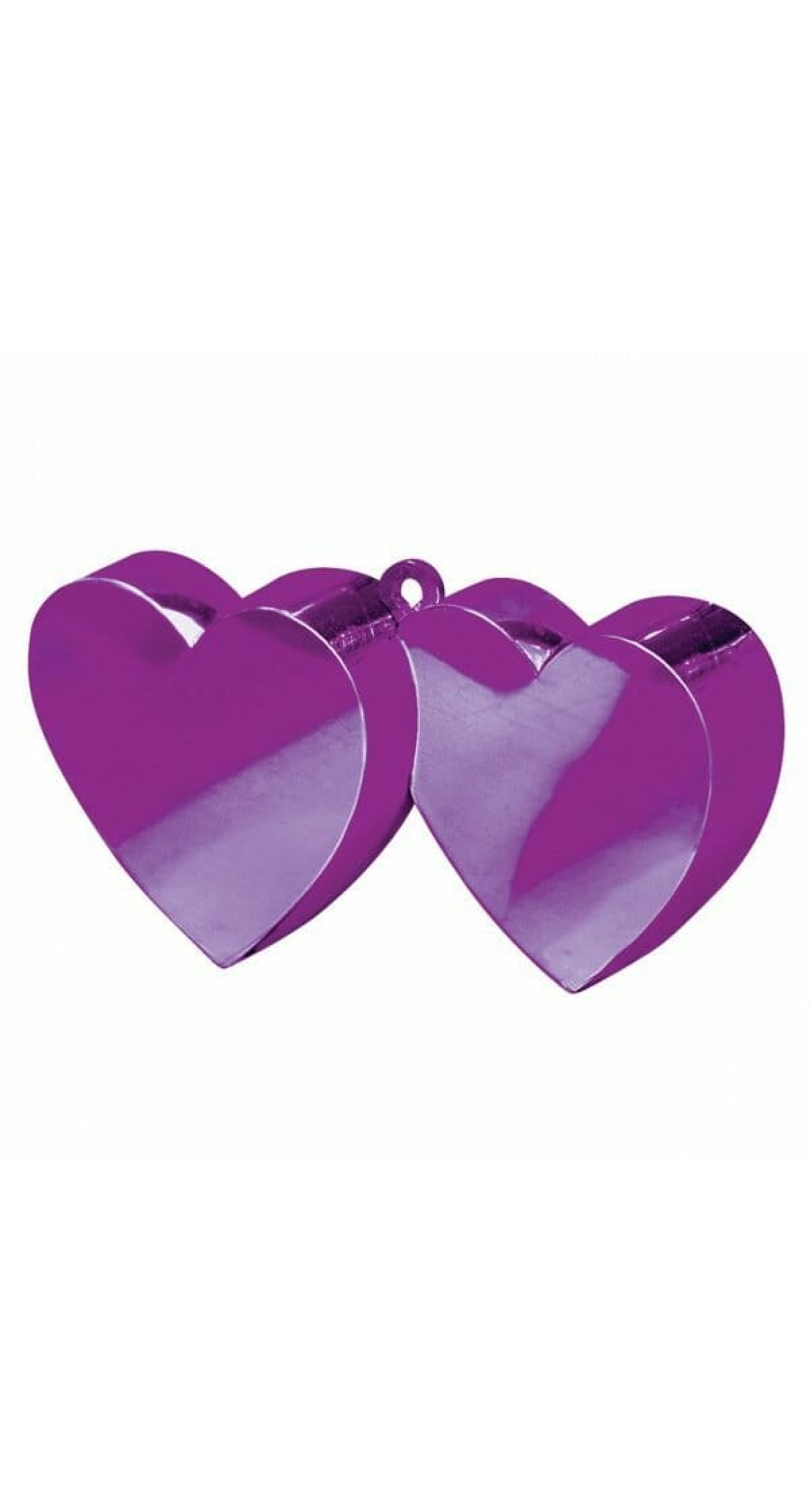 Purple Double Heart Weight 170g - 10cm