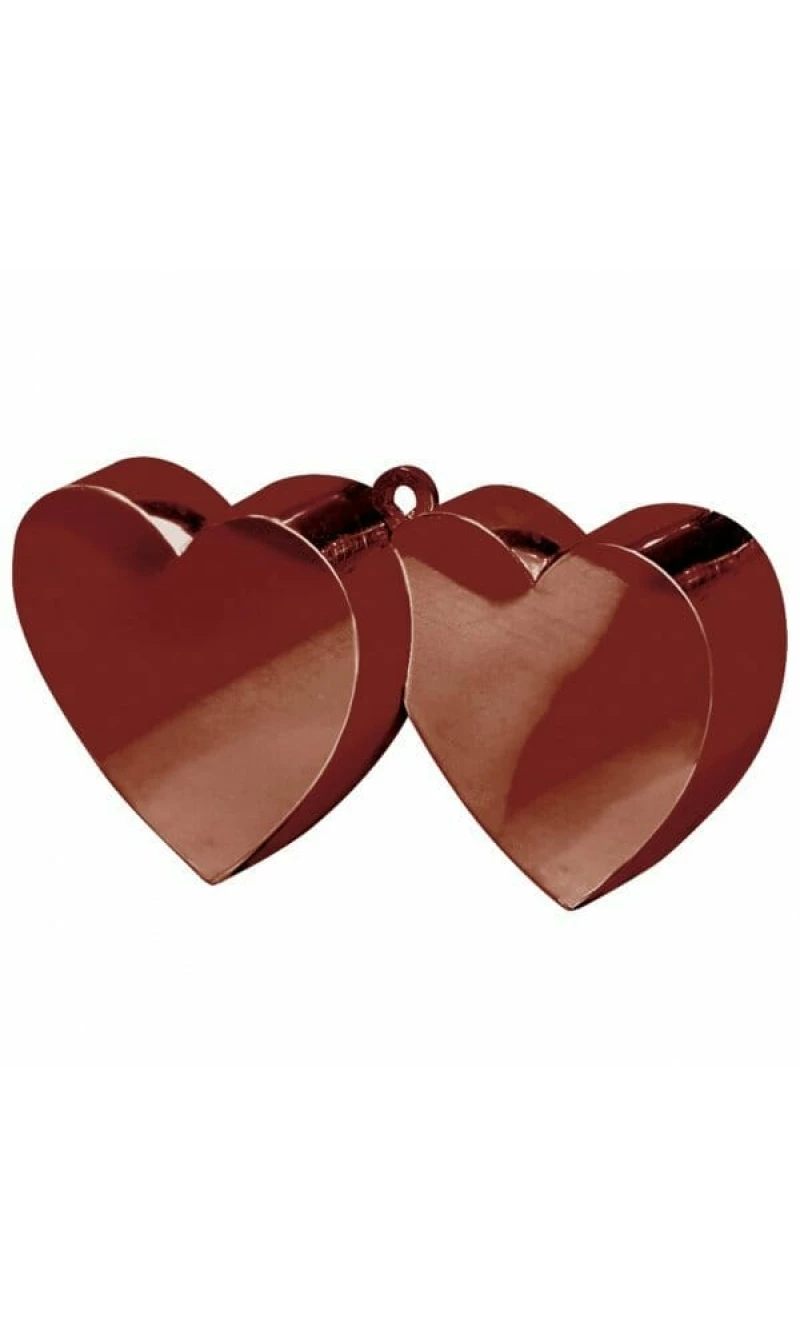 Chocolate Double Heart Weight 170g - 10cm