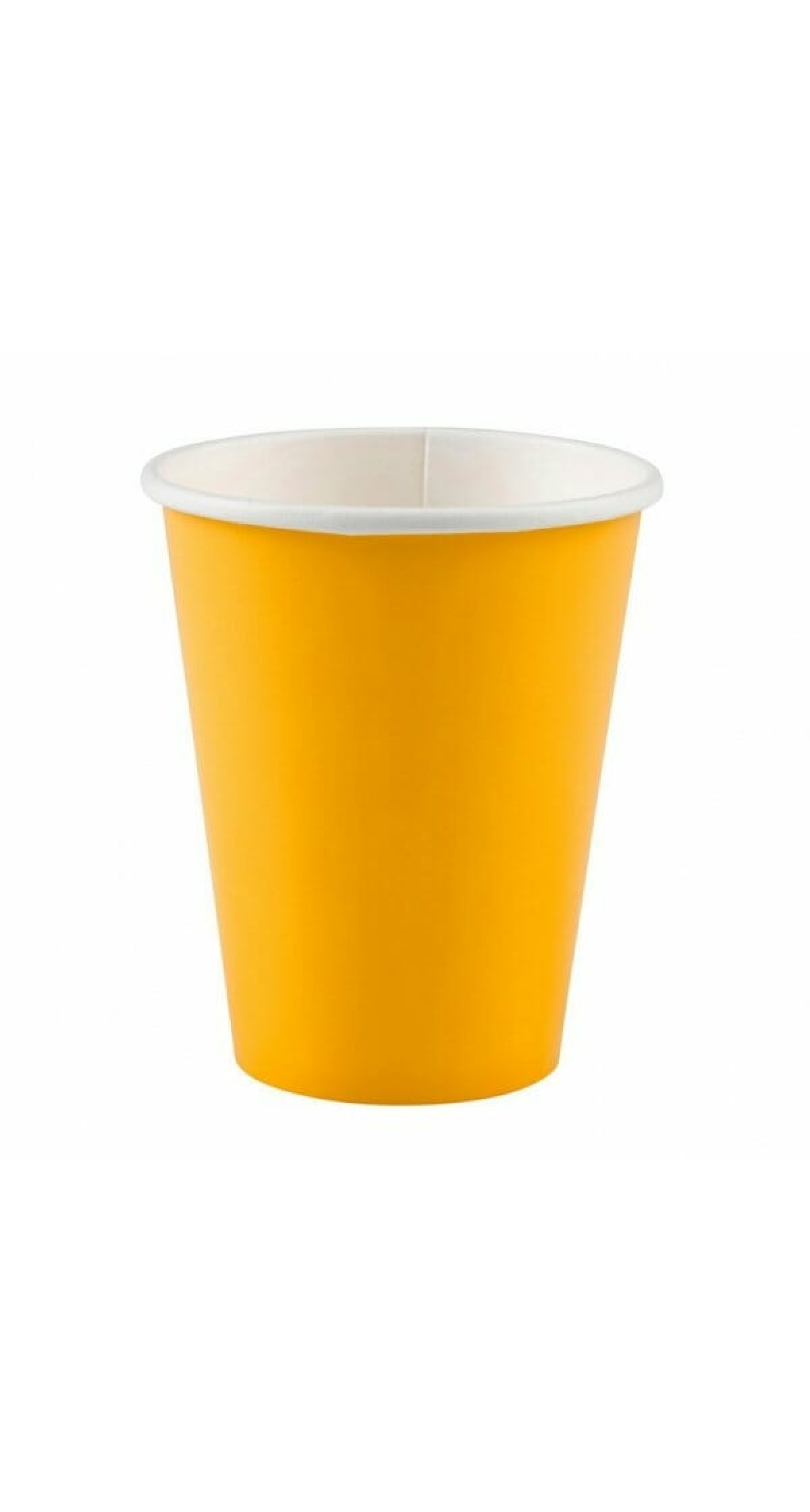 Sunshine Yellow - 8 x Paper Cups 266ml