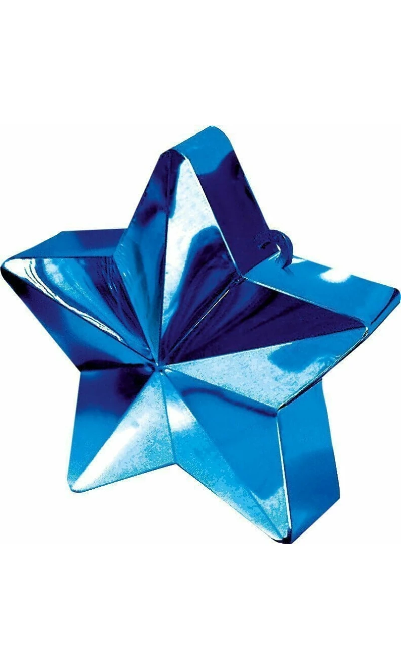 Blue Star Balloon Weight 170g - 10cm