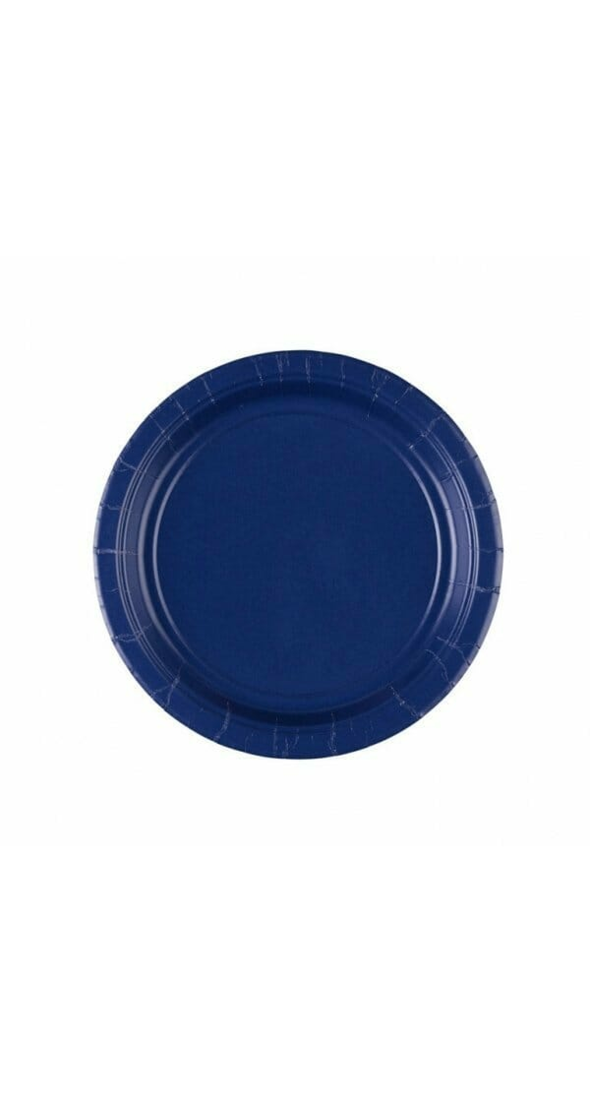 Navy Flag Blue - 8 x Paper Plates 22.9 cm
