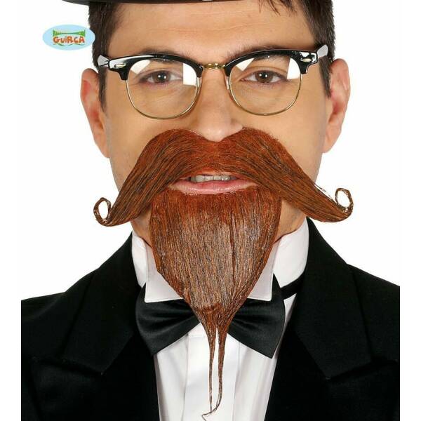 Brown Goatee & Moustache - 11970