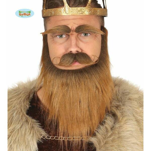 Brown Beard, Moustache & Eyebrows - 11973