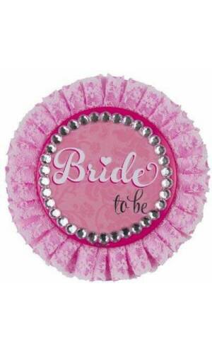 Hen Party Bride To Be Deluxe Badge - 11cm
