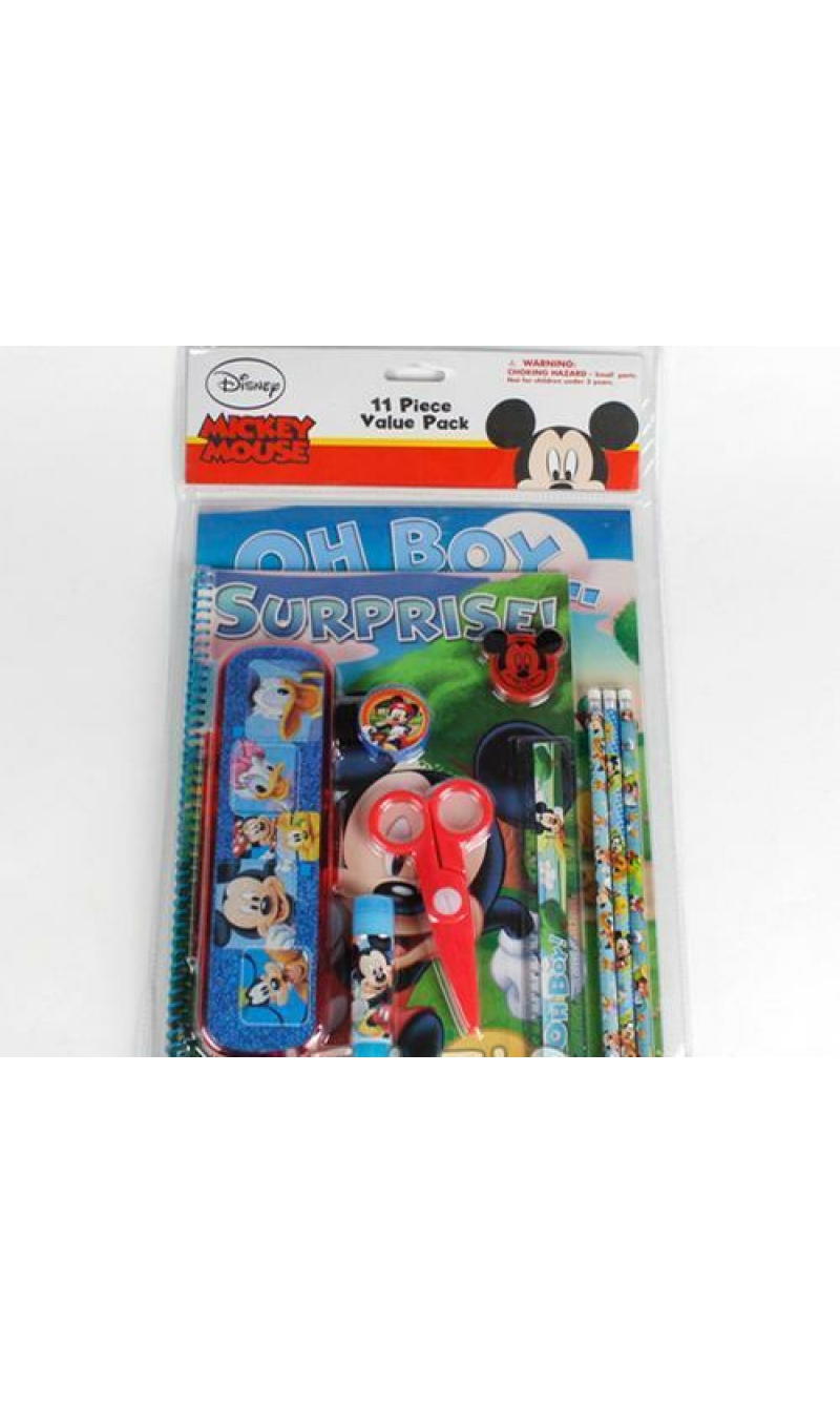 Mickey Mouse Clubhouse Stationery Value Pack - 11pk