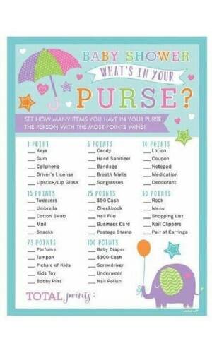 Game What's In Your Purse Game - 24pc