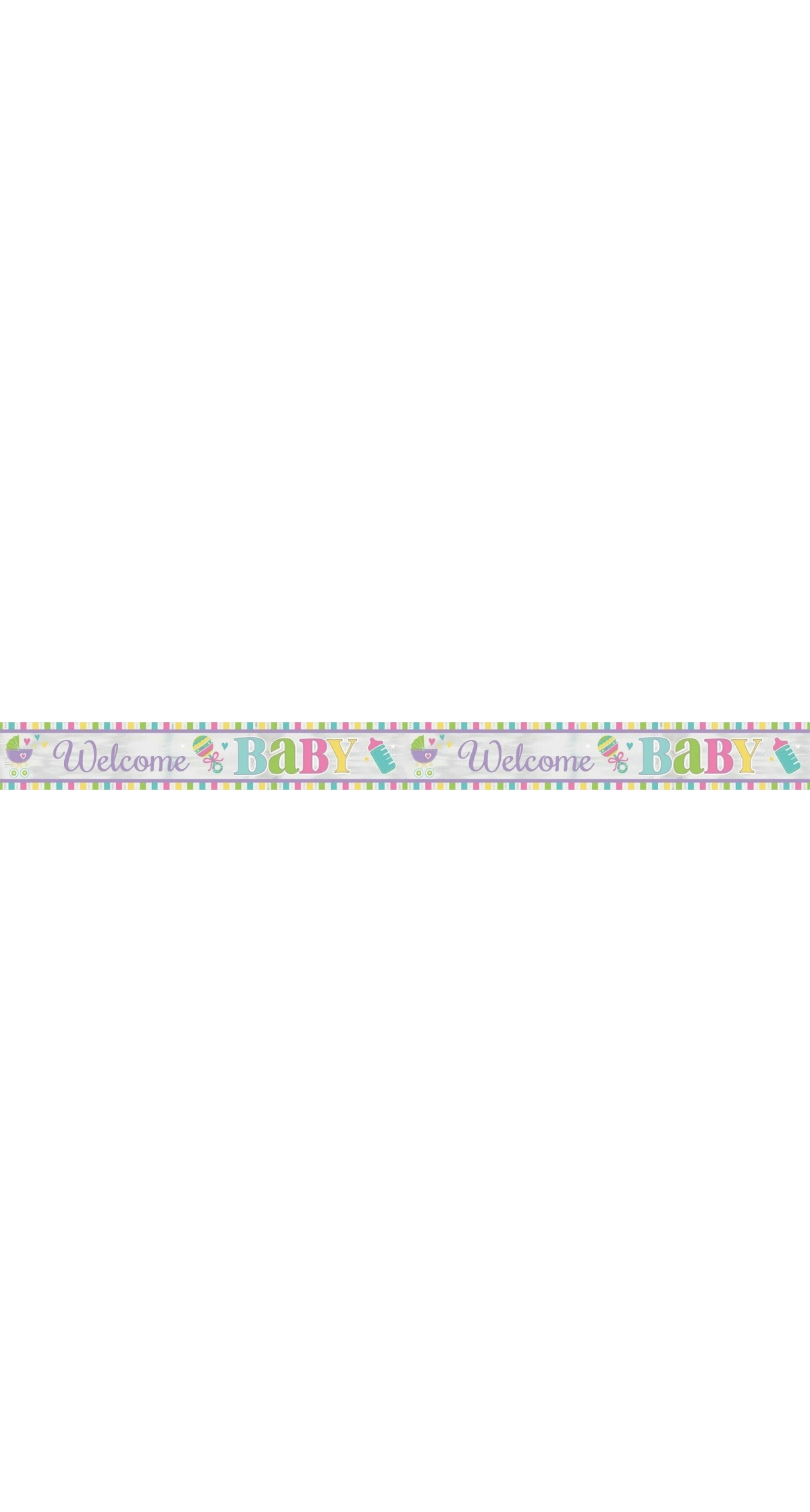 Woodland Baby Foil Banner - 7.62m
