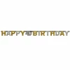 40th Gold Sparkling Celebration Paper Letter Banner - 2.13m
