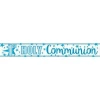 First Holy Communion Holographic Blue Banner 2.7m - 1pk