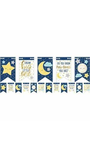 Twinkle Little Star Paper Bunting Banner - 4.6m