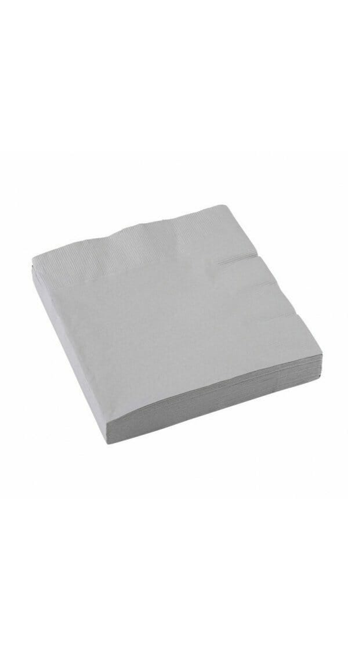 Silver - 20 x Beverage Napkins