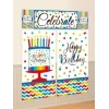 Bright Birthday Scene Setter Decoration Kit - 5 pcs