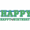 Championship Soccer Paper Letter Banner - 5.125ft