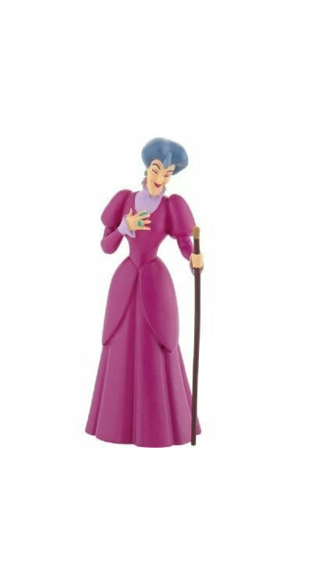 Princess Cinderella Wicked Stepmother Plastic Cake Topper - 10cm