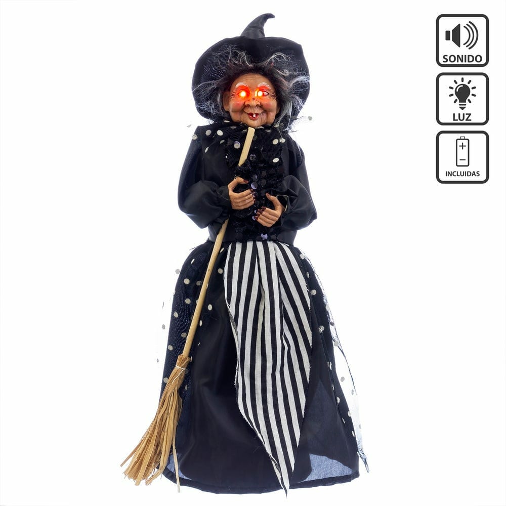 Witch with Light & Sound 15x15x40cm "Once Upon A Time" Party Shop