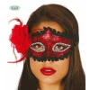 Venetian Rose Red Mask (Antifaz Con Rosa ) - Adult One Size