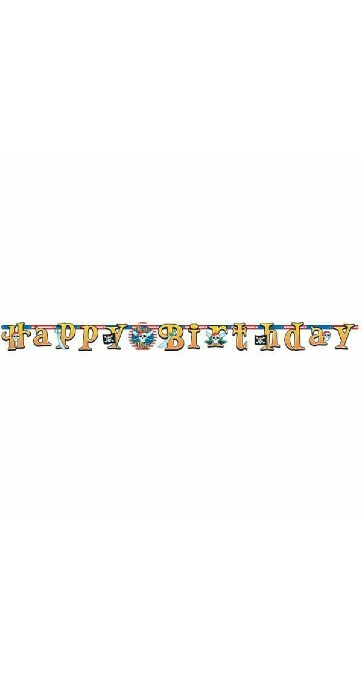 Pirate Party Paper Banner - 2.19m