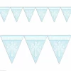 Radiant Cross Blue Pennant Flag Banner - 3.65m