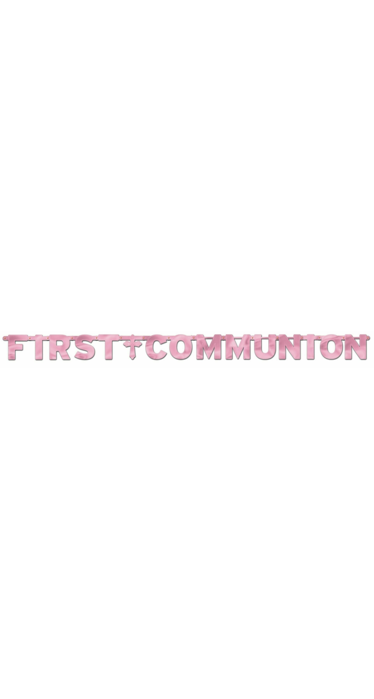 Blessings Pink Paper Letter Banner - 2.43m