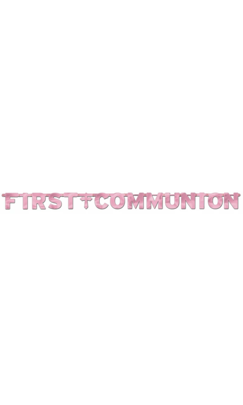 Blessings Pink Paper Letter Banner - 2.43m