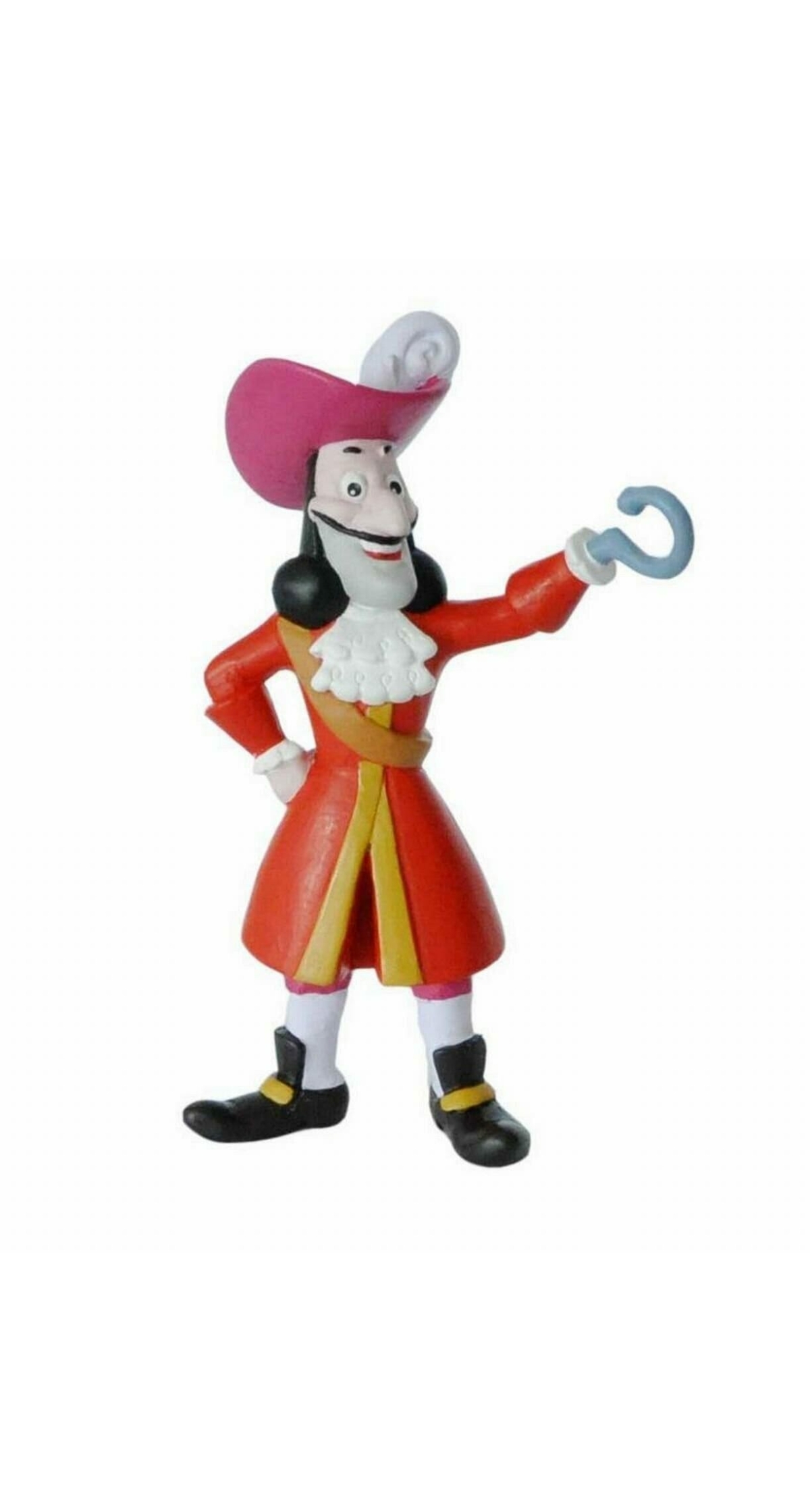 Jake and the Neverland Pirates Captain Hook Plastic Cake Topper - 10cm