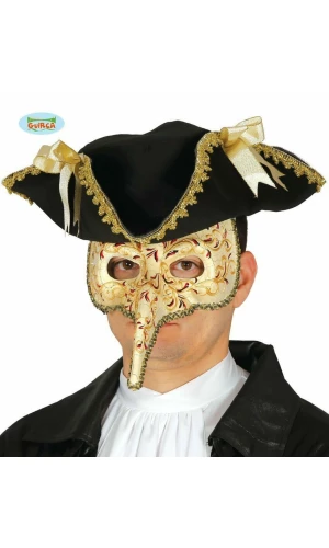 Long Nose Venetian Mask - Adult One Size