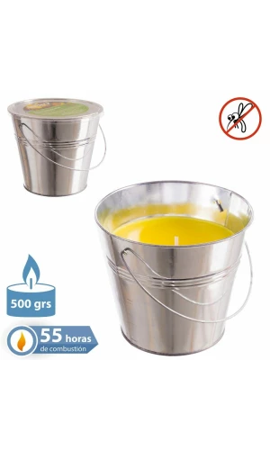 Vela Citronella 16cm x 14cm (55 Hrs Burn Time) - 500g