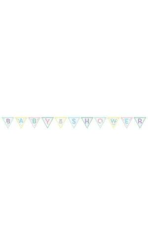 Baby Shower Triangle Flag Bunting