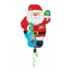 Waving Santa Claus Foil Balloon 14'' x 21'' (36cm x 53cm)