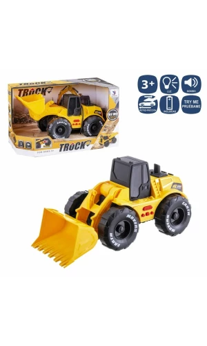 Truck Friction Light And Sound -26cm