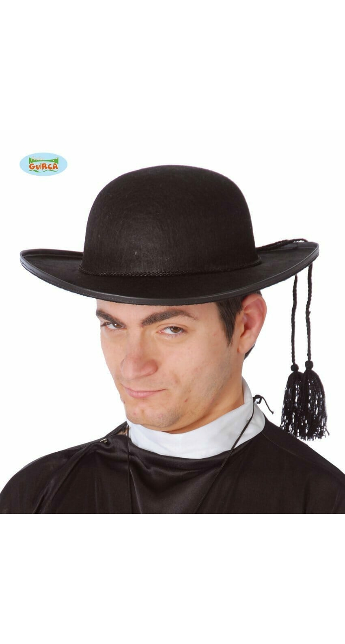 Priest Felt Hat (Sombrero Cura) - Adult One Size