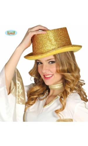 Top Gold Hat (Chistera) - Adult One Size