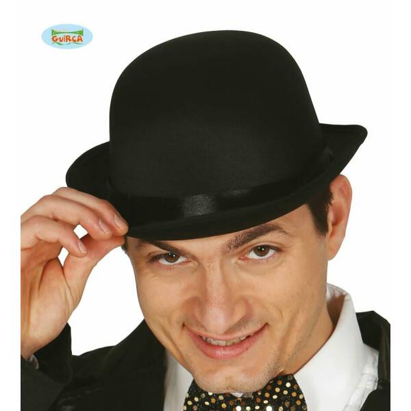Black Bowler Hat (13351) - Adult One Size