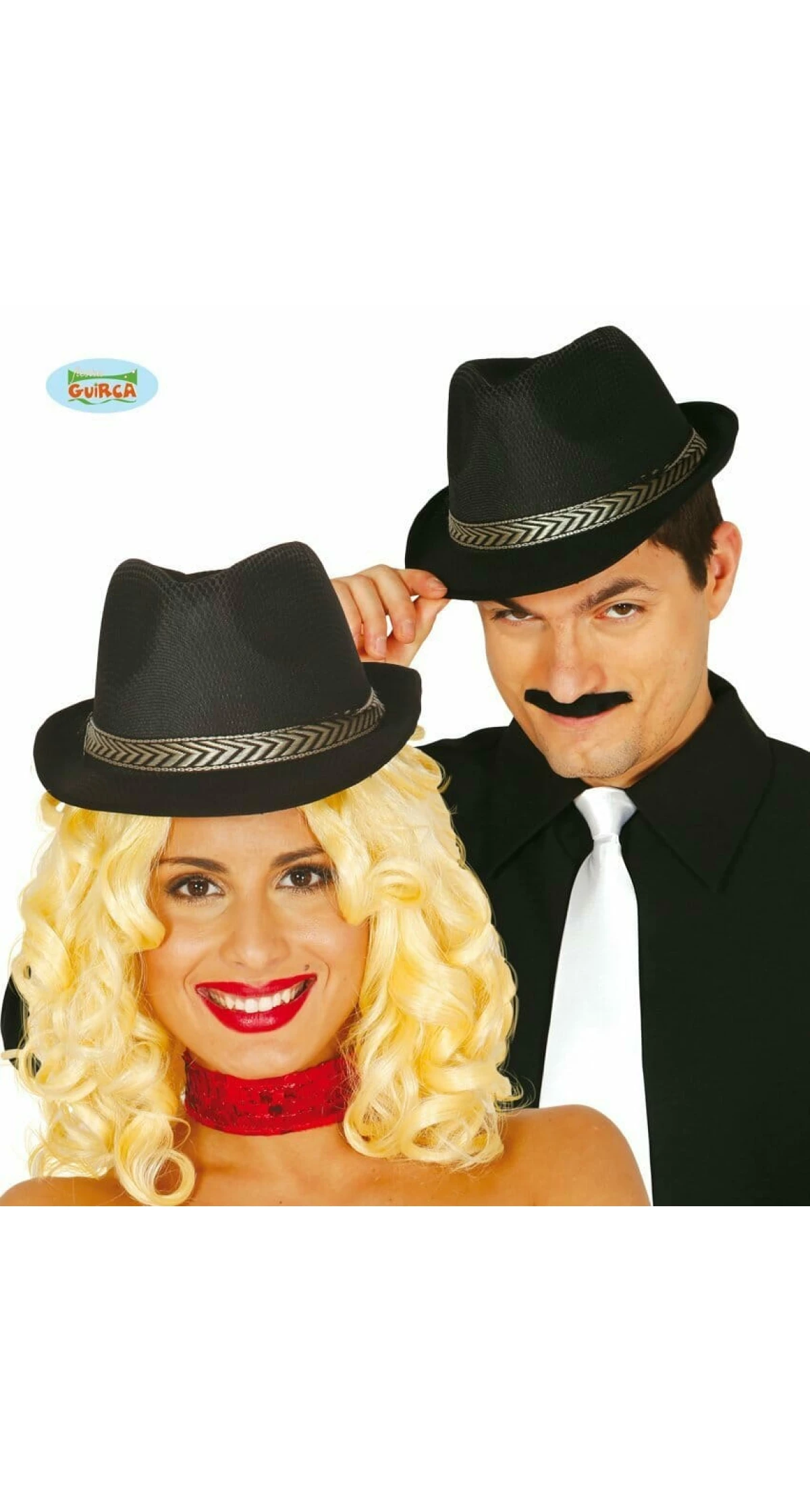Black Gangster Hat