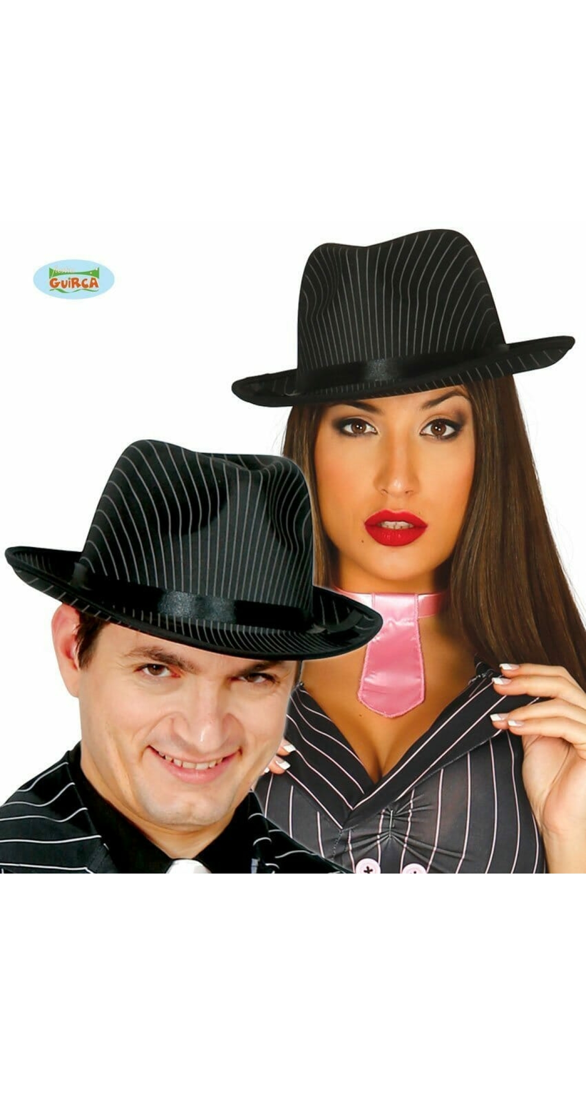 Gangstar Satin Black Striped Hat
