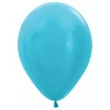 Satin Pearl - Carribean Blue 12" Balloon