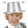 Frosted Silver Top Hat