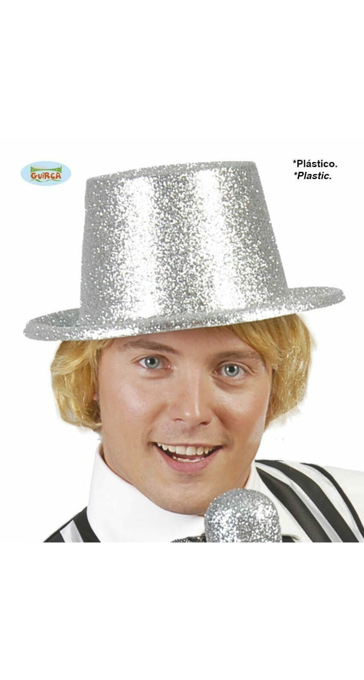 Frosted Silver Top Hat