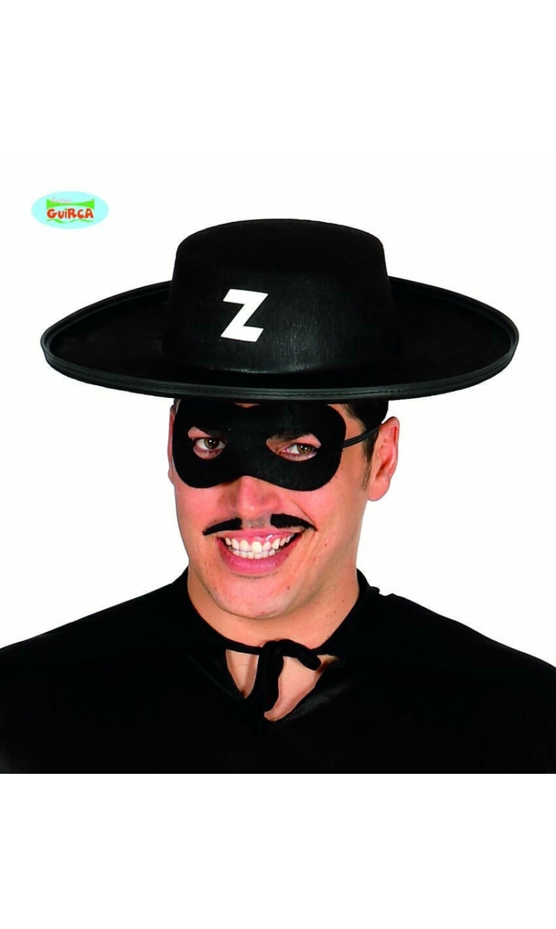 Zorro Hat (Sombrero Bandido) - Adult One Size