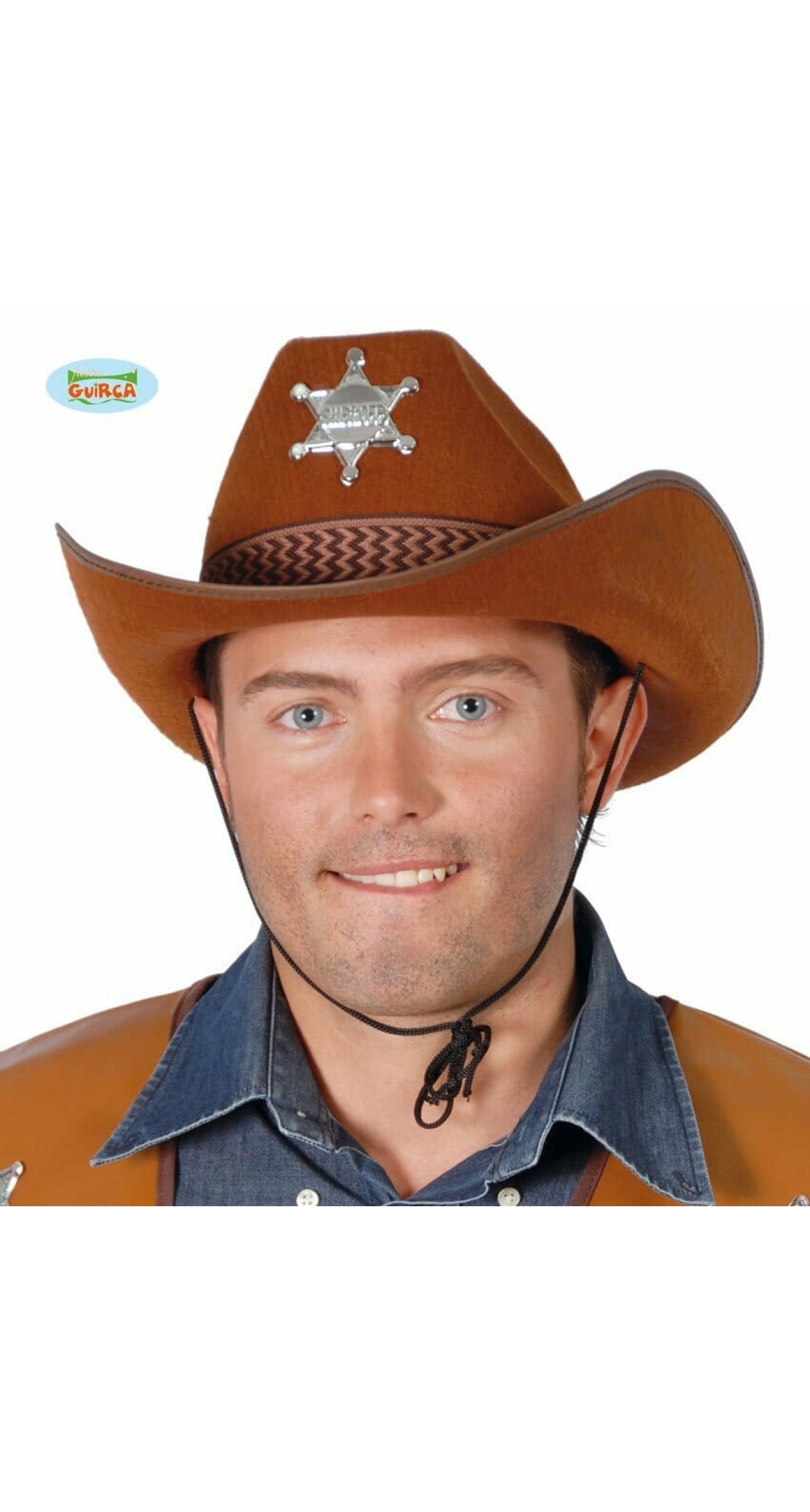 Cowboy Sheriff Hat (Sombrero Vaquero) - Adults One Size