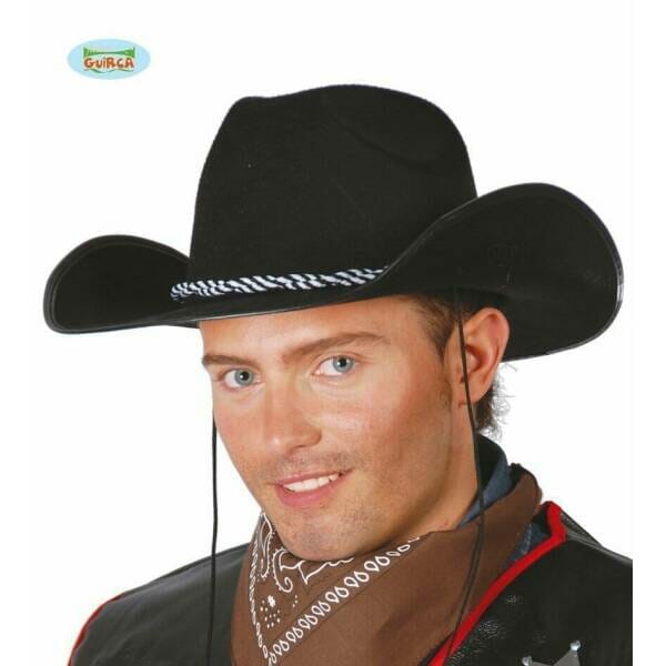 Black Felt Cowboy Hat