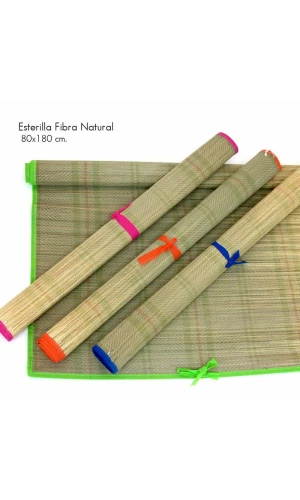 Natural Beach Fibre Mat Assorted Colors 180x80cm (Online Only)