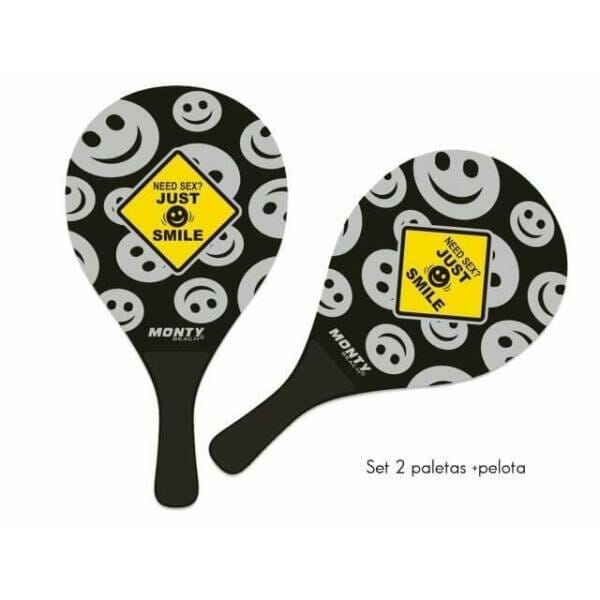 Ping Pong Ball & 2 Rackets Set (Need Sex?.. Just Smile)