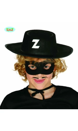 Zorro Black Hat - Child One Size