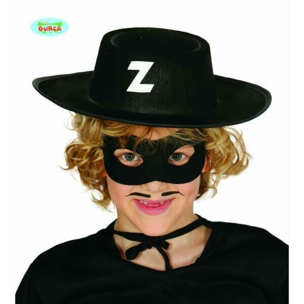 Zorro Black Hat - Child One Size