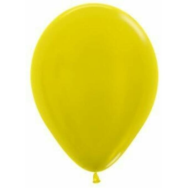 Metallic - Yellow 12" Balloon