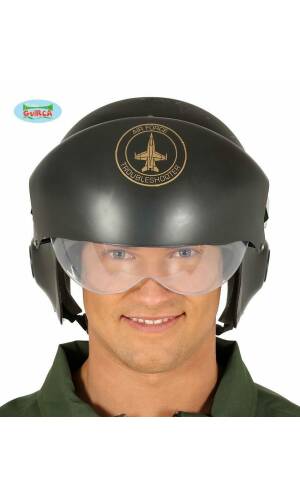 Fighter Pilot Helmet - Adult One Size