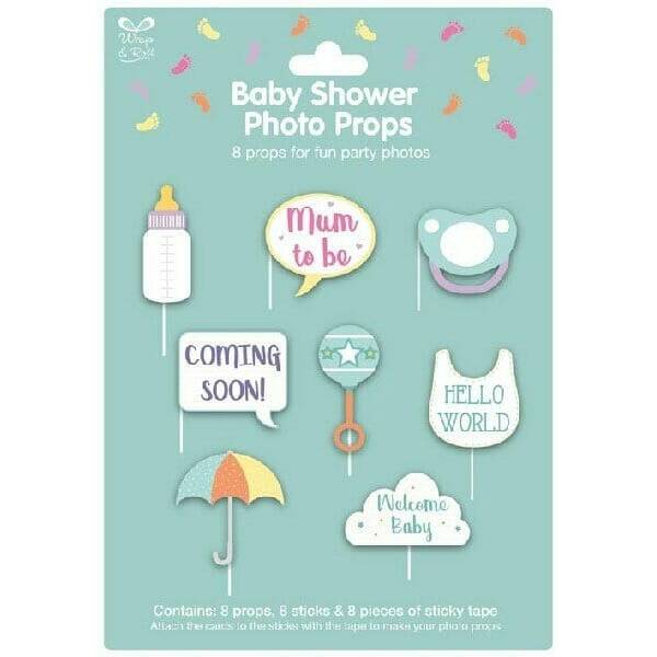 Baby Shower Photo Props - 8pk